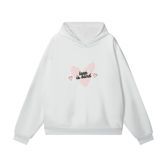 Love Is Blind Oversize Heavyweight Hidden Pocket Fleece Hoodie
