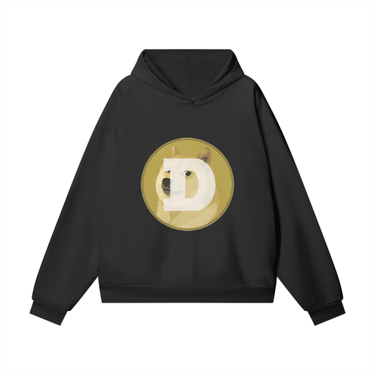 Oversize Heavyweight Hidden Pocket Fleece Hoodie - 460 GSM
