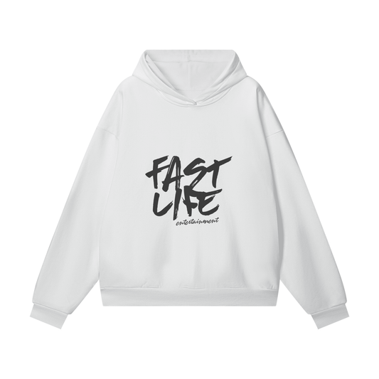 Fast Life Ent Oversize Heavyweight Hidden Pocket Fleece Hoodie