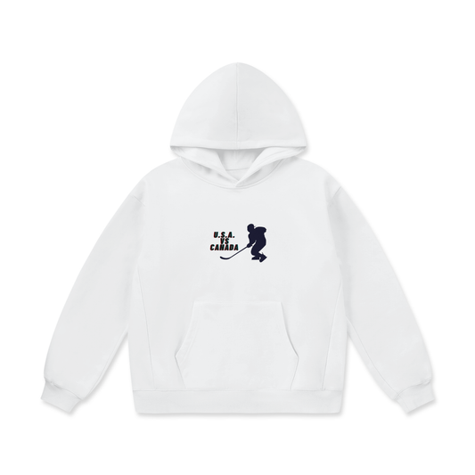 USA Vs Canada Oversize Heavyweight Fleece Hoodie