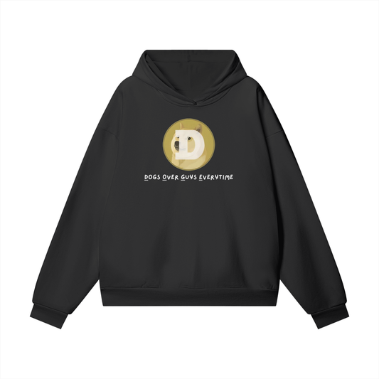 Oversize Heavyweight Hidden Pocket Fleece Hoodie - 460 GSM