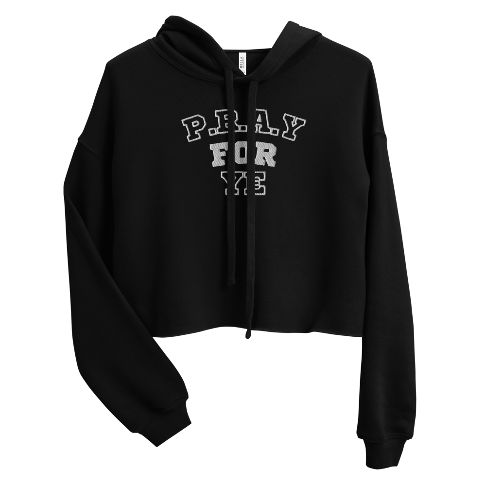 Pray For Ye Crop Hoodie
