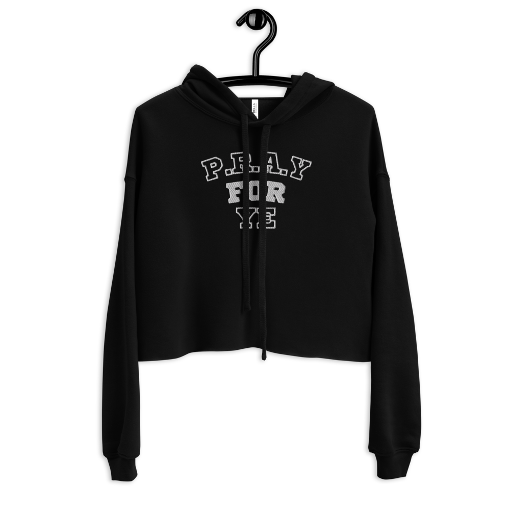 Pray For Ye Crop Hoodie